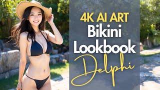 4K AI ART video - Japanese Model Lookbook - Delphi