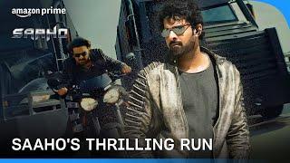 Saahos grand escape  Prabhas Shraddha Kapoor Murli Sharma  Prime Video India