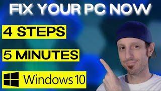 Make Your PC Run FASTER - 4 Easy Steps - Windows 10 2023