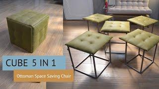 #projects Cube 5 in 1 Ottoman Space Saving Chair