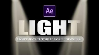 HOW TO USE THE SPOT LIGHTS IN AFTER EFFECTS FOR BEGINNERS