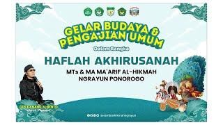 Live  Streaming Gelar Budaya MTs MA Maarif  Alhikmah Ngrayun Ponorogo Tahun 2024