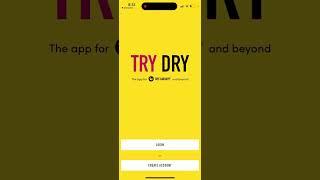 TRY DRY app - The Dry January app - how to use?