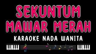 SEKUNTUM MAWAR MERAH - Karaoke Nada Wanita  ELVY SUKAESIH 