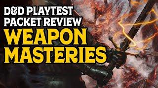 One D&D Playtest Review Weapon Mastery