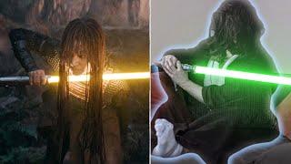 Qui Gon gets an Acolyte Lightsaber Haircut