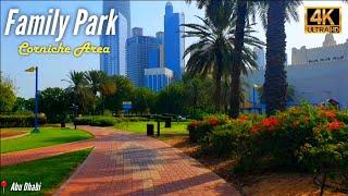 Corniche Family Park Abu Dhabi - 4K  Walking Tour  Things to do in Abu Dhabi UAE