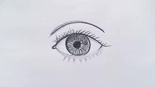 how to draw eye drawing easy step by step@Aarav Drawing Creative