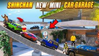 Shinchan&Doraemon New Luxury Mini Car Parking Garage In GTA5. Telugu