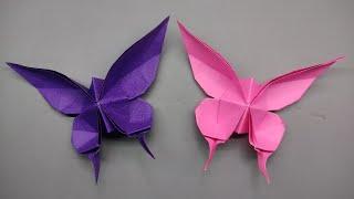 BEAUTIFUL SWALLOWTAIL BUTTERFLY  ORIGAMI BUTTERFLY TUTORIAL VIDEO