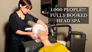 ASMR A THOUSAND PEOPLE ARE WAITING FOR 1 MONTH TO ENTER THIS HEAD SPA IN TOKYO JP SOFT SPOKEN