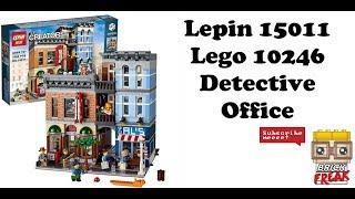 Review Detektiv Büro - Modular Building - Lepin 15011 - Lego 10246