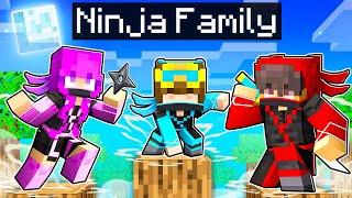 Adopted By A NINJA FAMILY In Minecraft