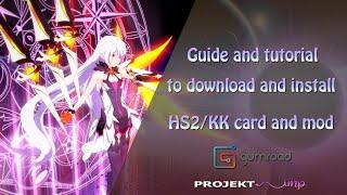 Tutorial How to download and install Koikatsu or Honey Select 2 Card and mod.
