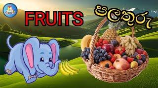 පලතුරු වල නම් ඉංග්‍රීසියෙන් සහ සිංහලෙන්  Names of the Fruits in English and Sinhala
