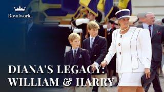 Princess Dianas Legacy Prince William and Prince Harry  Young Royals