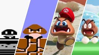 Evolution of Goomba in Super Mario Games 1985-2023