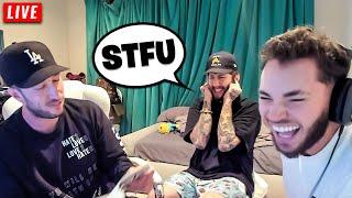 FaZe Banks & Mike Majlak get into a FIGHT on Adins Stream... FULL STREAM