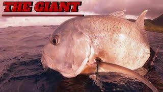 SPEARFISHING PHILIPPINES  GIANT TREVALLY  THE LAST SHOT  BANTON ROMBLON MEL SPEARFISHING TV