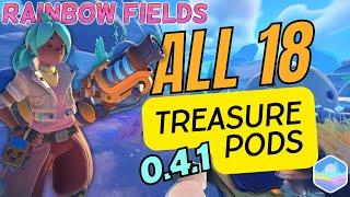 All 18 Treasure Pods RAINBOW FIELDS - Slime Rancher 2 Guide
