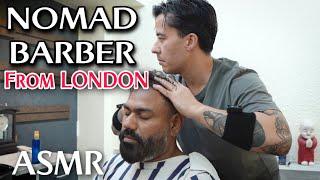 Asmr Head massage  Collab video with Nomad Barber 