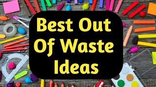 4 Best out of waste craft ideasDIY Best Craft IdeaBest reuse ideadiy art and craft