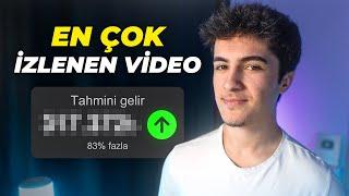 En çok izlenen YouTube videom ne kadar para kazandırdı?