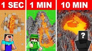 ULTIMATE Volcano 1 Second vs 10 Minutes