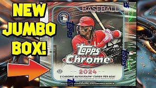 NEW 2024 TOPPS CHROME JUMBO BOX OPENING