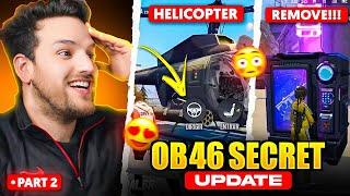 HELICOPTER IN BR RANK   PART 2 - OB46 SECRET UPDATE - Garena Free Fire