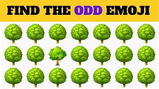 FIND THE ODD EMOJI OUT in these Odd Emoji Quizzes  Find The Odd Emoji Quizzes  Odd One Out Puzzle
