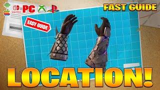 Where to find ALL Magneto Gauntlets Mythic Location in Fortnite How to Get the Magneto Gauntlets