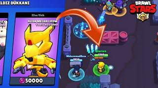 ALTIN MECHA CROW ALDIM 50.000 YILDIZ PUANI  BRAWL STARS