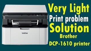 Brother 1610 Printer Light Printing Problem Solve Light Printing brother printer printing too light