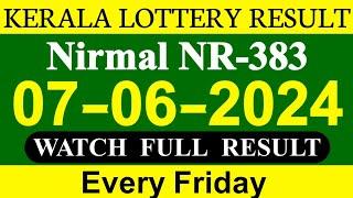 Kerala Nirmal NR-383 Result Today On 07.06.2024