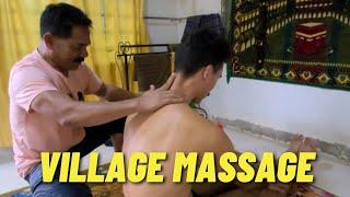 Traditional Massage in Malaysian Village Removing the Wind