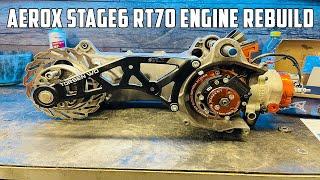Aerox Stage6 RT70 Engine Rebuild timelapse