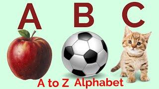 ABCD  A for apple  phonics song  A for apple B for ball C for Cat  A to Z alphabet
