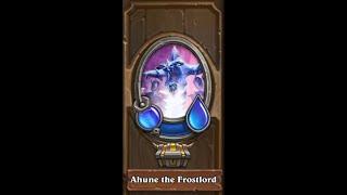 Ahune The Frostlord  Hearthstone Mercenaries