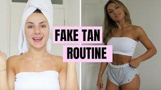 MY FAKE TAN ROUTINE  Literally The Best Tan Ever