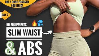 10 MIN EVERYDAY Slim Waist & ABS  Tight Core WorkoutFit In 20 Days No Equipments #7