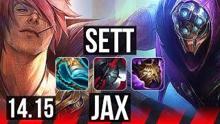 SETT vs JAX TOP  1317 8 solo kills 900+ games Godlike 41k DMG  BR Master  14.15