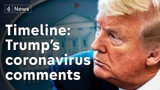 Donald Trumps coronavirus timeline how the President’s message has changed