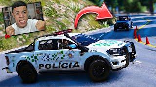 PRIMEIRA BLITZ POLICIAL NO ALTO DO MONTE CHILIAD DEU BOM - GTA 5 MOD POLICIA