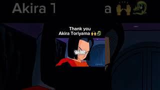 Thank you Akira Toriyama #anime #animelover  #animeworld #dragonball #dragonballz #dragonballsuper