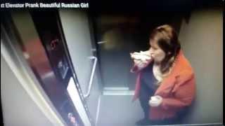 Beautiful Girl In Lift  Hidden Cam