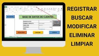  COMO HACER UNA BASE DE DATOS EN EXCEL  COMPLETA 