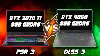 Should you buy RTX 3070 Ti or RTX 4060 Laptop ? DLSS 3 vs FSR 3  Nitro 5 3070 Ti vs LOQ 4060 