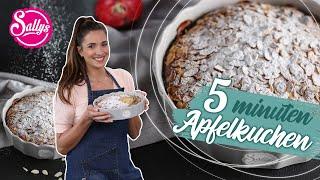 5 Minuten Apfelkuchen aus dem Mixer  Last Minute Rezept  Sallys Welt