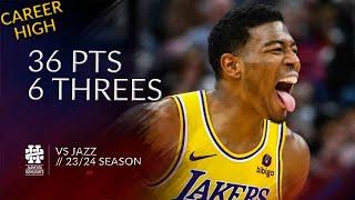 Rui Hachimura 36 pts 6 threes vs Jazz 2324 season